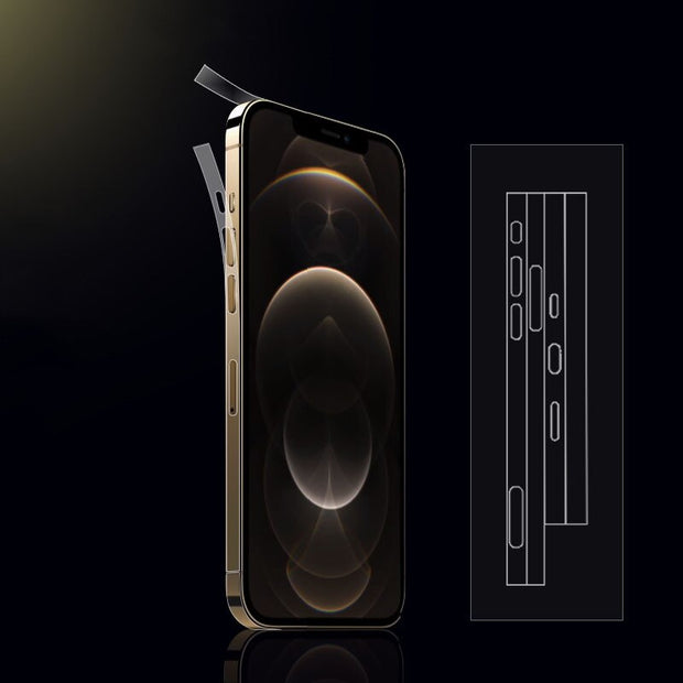 TPU Hydrogel Rim Film HD Transparent For iphone12/12Promax Mobile Phone Side Film Protective Ultra-Thin For iphone11 8Plus Xs