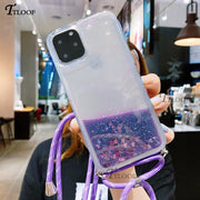 Lanyard Strap Cord Chain Liquid Phone cases