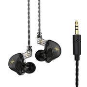 QKZ ZXT EDX Earphones 1 Dynamic HIFI Bass Earbuds In Ear Monitor Headphones