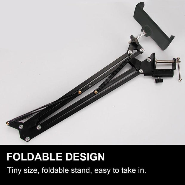 Foldable Adjustable Flexible 360 Rotating Long Arms Mobile Phone Holder