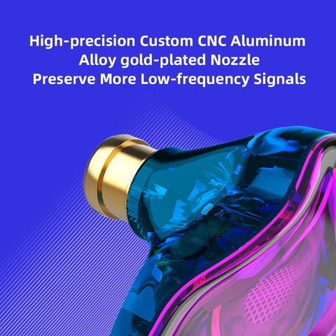 QKZ ZXT EDX Earphones 1 Dynamic HIFI Bass Earbuds In Ear Monitor Headphones