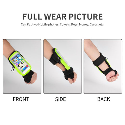 Haissky Cycling Wrist Bag Running Armband Touch Screen