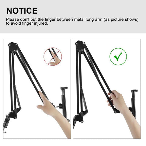Foldable Adjustable Flexible 360 Rotating Long Arms Mobile Phone Holder