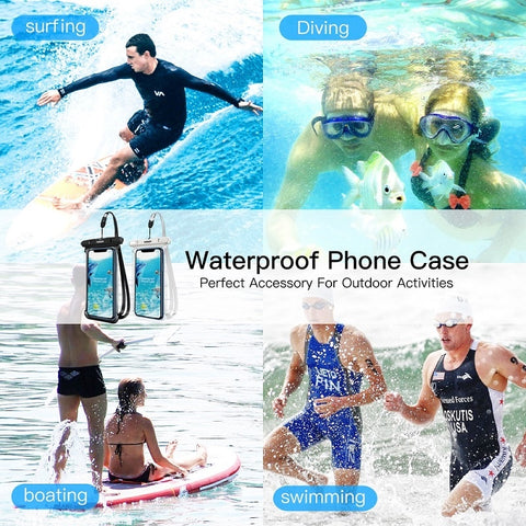 FONKEN Waterproof Phone Case For Iphone Samsung Xiaomi
