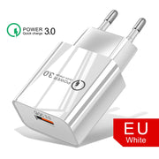 Fast Charger USB EU Wall Mobile Phone Charger