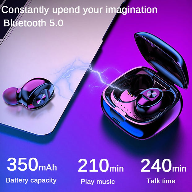 TWS 5.0 Bluetooth Earphone Wireless Color Earphone Mini Inear Sports