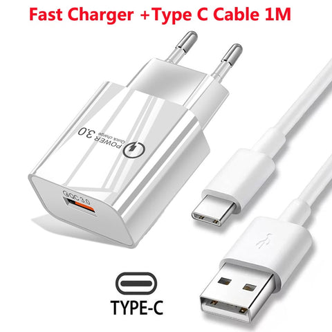Fast Charger USB EU Wall Mobile Phone Charger