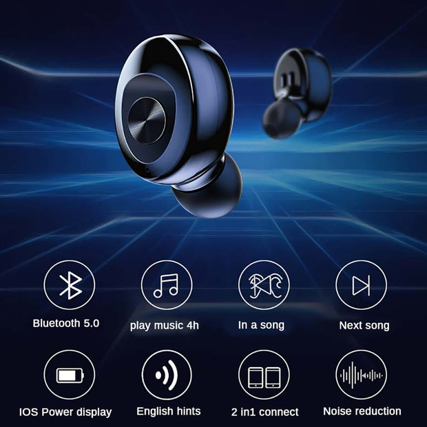 TWS 5.0 Bluetooth Earphone Wireless Color Earphone Mini Inear Sports