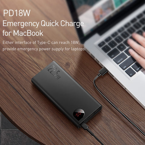 Baseus 22.5W Power Bank 20000mAh Portable Fast Charging Powerbank