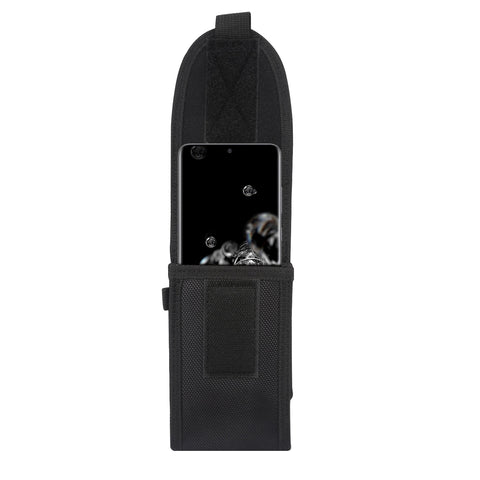 WEFOR Black Army Camo Bag for Mobile Phone Belt Pouch Holster Cover Case