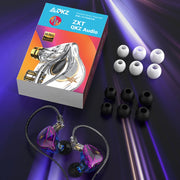 QKZ ZXT EDX Earphones 1 Dynamic HIFI Bass Earbuds In Ear Monitor Headphones