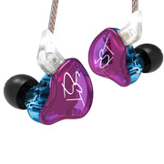KZ ZST Purple Armature Dual Driver Earphone