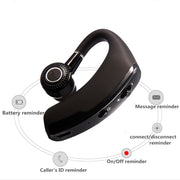 V9 earphones Handsfree Business Bluetooth Headphone With Mic  Wireless
