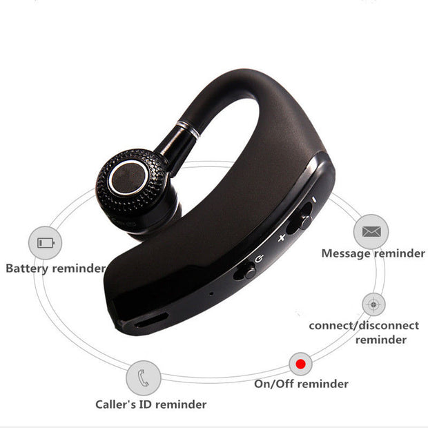 V9 earphones Handsfree Business Bluetooth Headphone With Mic  Wireless