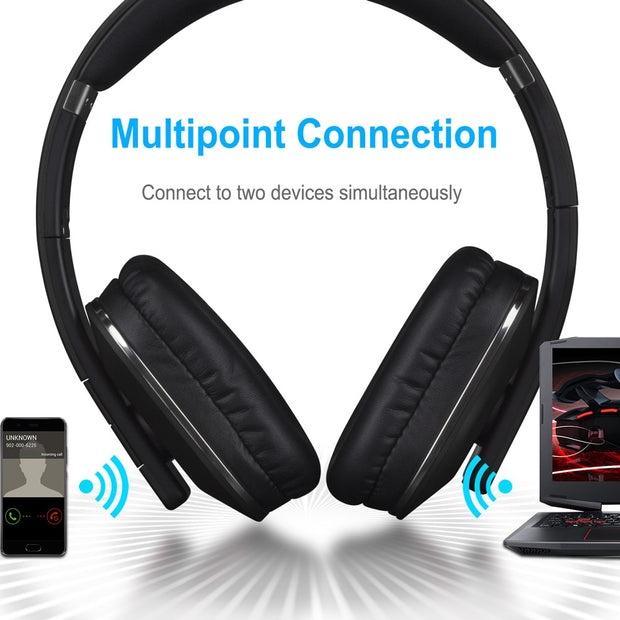 August EP650 Bluetooth Wireless Headphones with