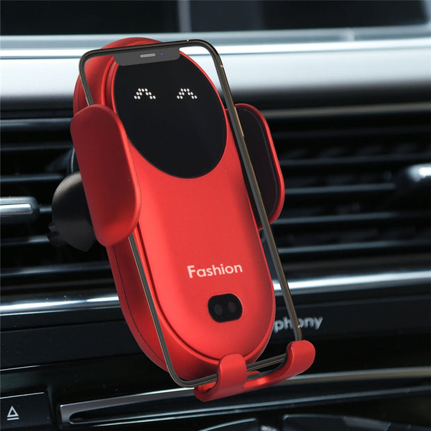 10W Car Wireless Charger Car Phone Holder for iPhone 12