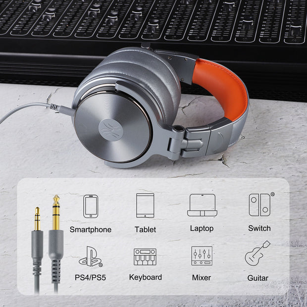 Oneodio Foldable Over-Ear Wired Headphone