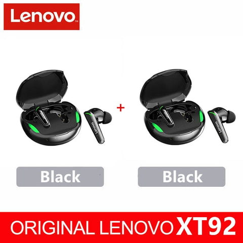 Lenovo XT92 TWS Gaming Earbuds Low Latency Bluetooth Earphones Stereo