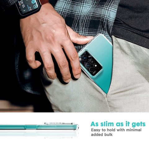 Clear Silicone Soft Phone Case For Xiaomi Redmi Note 11 10 9 Pro