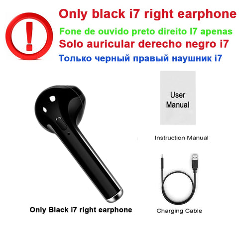i7s TWS Wireless Bluetooth Headset mini 5.0 In-ear Motion Noise