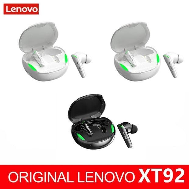 Lenovo XT92 TWS Gaming Earbuds Low Latency Bluetooth Earphones Stereo
