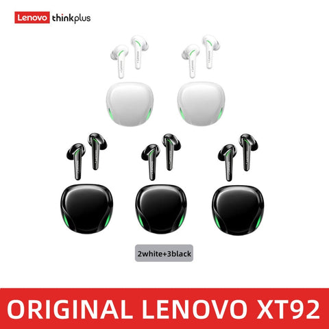 Lenovo XT92 TWS Gaming Earbuds Low Latency Bluetooth Earphones Stereo