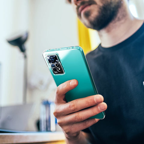 Clear Silicone Soft Phone Case For Xiaomi Redmi Note 11 10 9 Pro