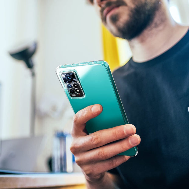 Clear Silicone Soft Phone Case For Xiaomi Redmi Note 11 10 9 Pro