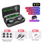 F9-5 TWS Earphone Bluetooth 5.1 Wireless Headphone Hearing Aid Waterproof