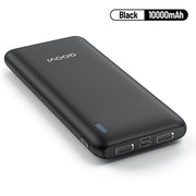 QOOVI 10000mAh Power Bank Ultra-thin Portable Charger For iPhone 13