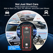 UTRAI Power Bank  2000A Jump Starter Portable Charger Car Booster