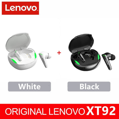 Lenovo XT92 TWS Gaming Earbuds Low Latency Bluetooth Earphones Stereo