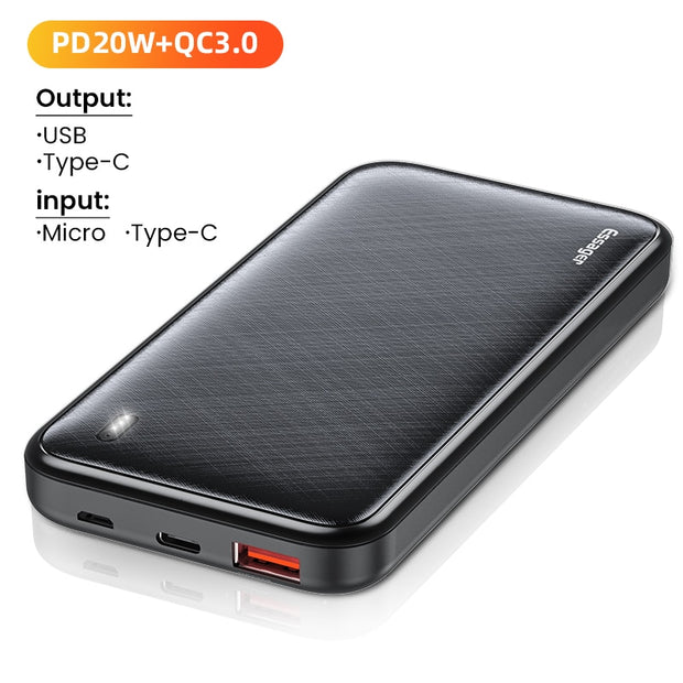 Essager PD 20W 10000mAh Power Bank Portable Charging External Battery Charger 10000 mAh