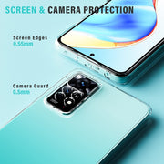 Clear Silicone Soft Phone Case For Xiaomi Redmi Note 11 10 9 Pro