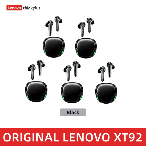Lenovo XT92 TWS Gaming Earbuds Low Latency Bluetooth Earphones Stereo