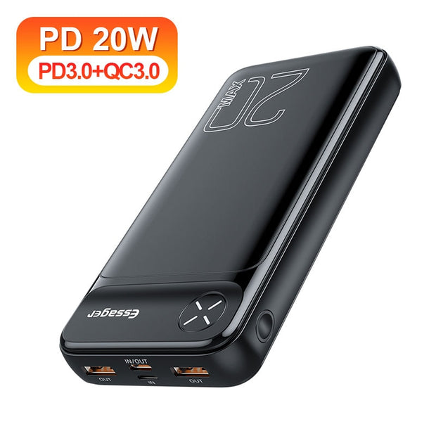 Essager Power Bank 20000mAh External Battery Pack 20000 mAh Powerbank