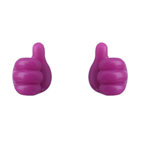 Hand-shaped Rubber Holder Glasses Cable Power Cord Charging