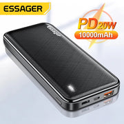 Essager PD 20W 10000mAh Power Bank Portable Charging External Battery Charger 10000 mAh