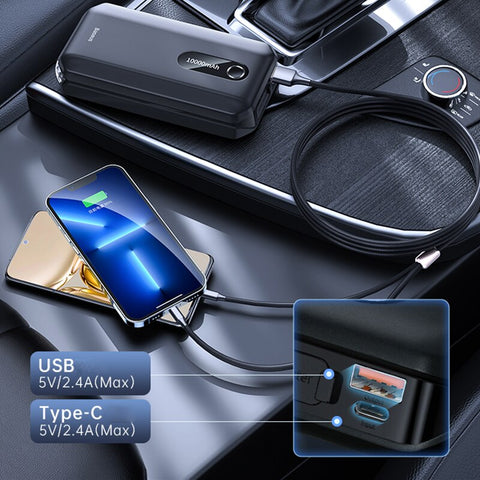 Baseus 10000mAh Car Jump Starter Power Bank Portable Power Station