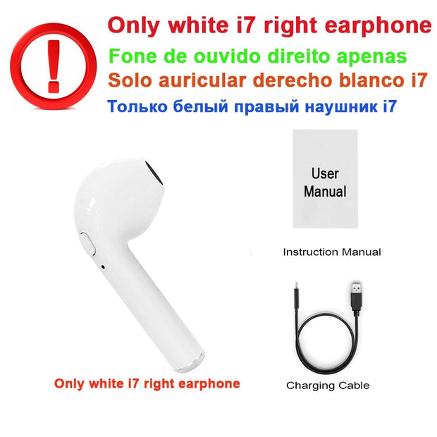 i7s TWS Wireless Bluetooth Headset mini 5.0 In-ear Motion Noise