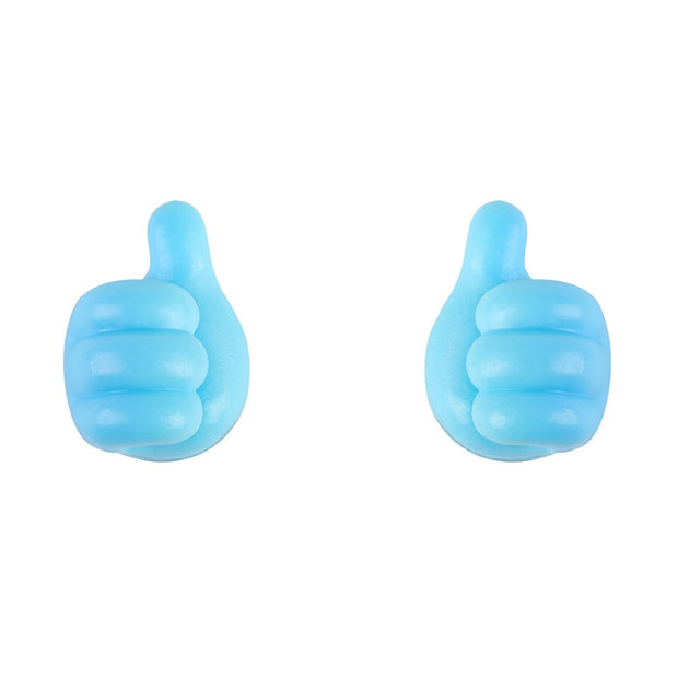 Hand-shaped Rubber Holder Glasses Cable Power Cord Charging