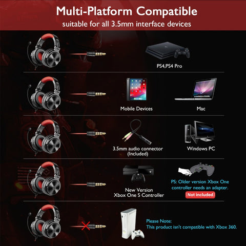 Oneodio Wireless Bluetooth 5.2 Headphones 110Hrs