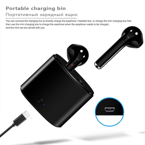 i7s TWS Wireless Bluetooth Headset mini 5.0 In-ear Motion Noise