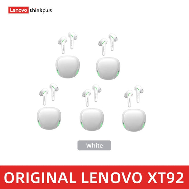 Lenovo XT92 TWS Gaming Earbuds Low Latency Bluetooth Earphones Stereo