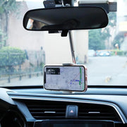 360 Degrees Car Rearview Mirror Mount Phone Holder For iPhone 12 GPS