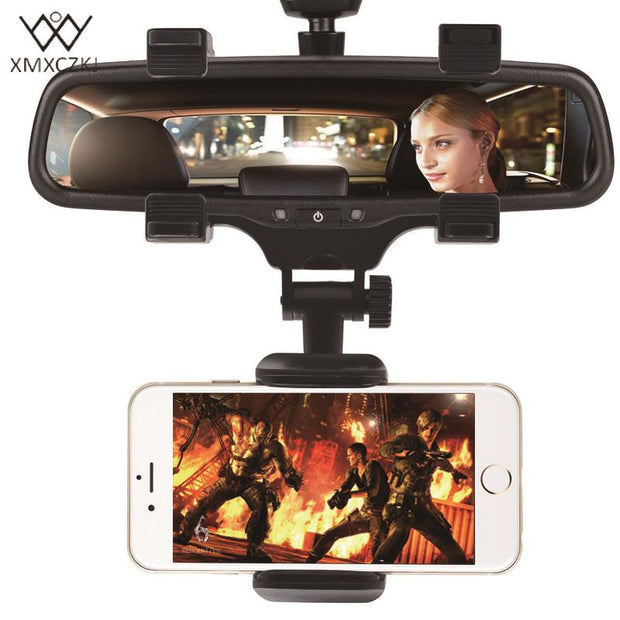 XMXCZKJ Car Phone Holder Car Rearview Mirror Mount Phone Holder