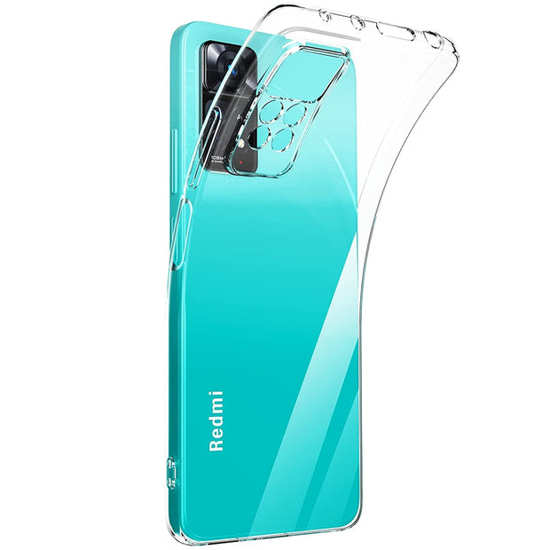 Clear Silicone Soft Phone Case For Xiaomi Redmi Note 11 10 9 Pro