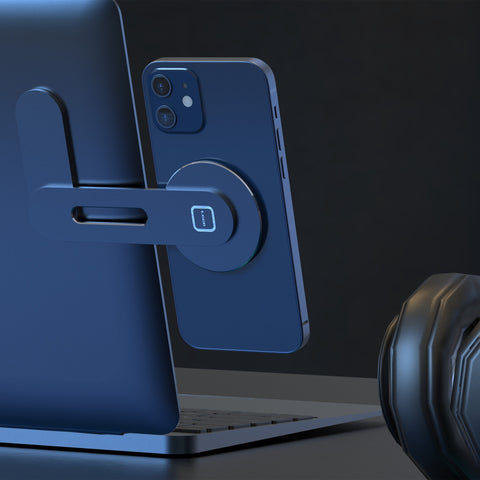 Magnetic Phone Holder For iPhone 12 13 14 Pro Metal Laptop Phone Stand For iPhone 13