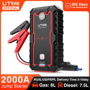 UTRAI Power Bank  2000A Jump Starter Portable Charger Car Booster